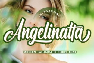 Angelinatta: The Playful Handwritten Typeface for Modern Crafters