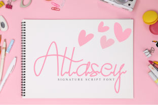 Attasey Signature: Elevating Editorial Design with Modern Script Typography