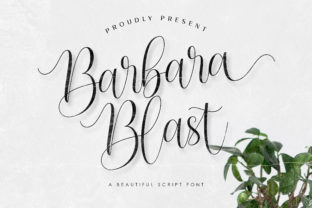 Barbara Blast: A Bold Handwritten Font for Digital Branding