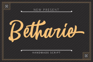 Betharie: A Bold Script Font for Modern Web Design