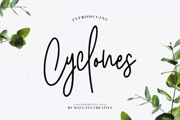 Cyclones Typeface: A Modern Script for High-Impact Campaigns