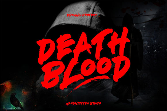Deathblood: A Bold Typeface for Edgy Brand Identity