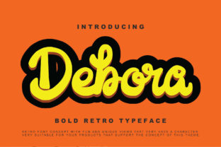 Debora: A Bold Handwritten Font for Crafters and Sellers