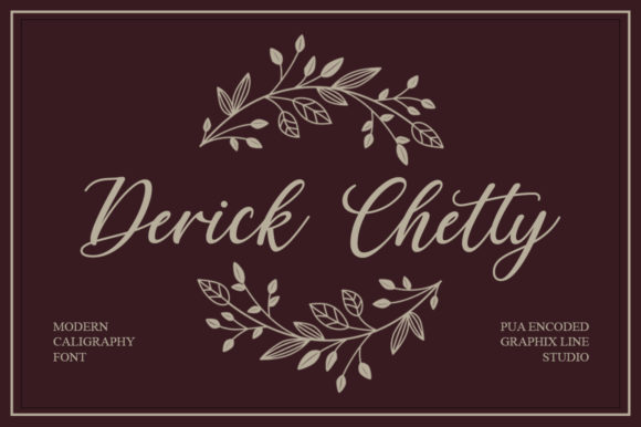 Derick Chetty: Elevating Digital Brand Identity with Script Typography