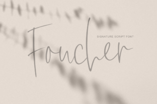 Foucher: A Thin and Bouncy Script for Modern Web Design