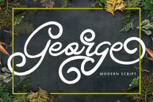 George: The Playful Script Typeface for Editorial Design