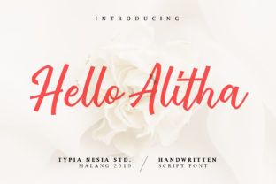 Hello Alitha: A Handwritten Typeface for Charming Craft Projects
