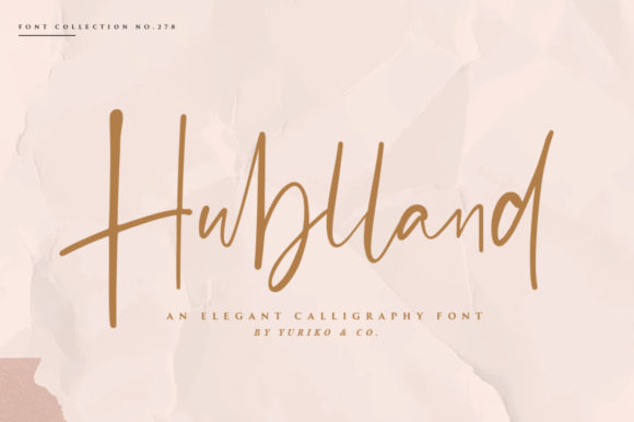 Hublland: A Modern Script Font for Authentic Brand Identity