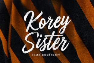 Korey Sister: A Modern Script Typeface for Editorial Elegance