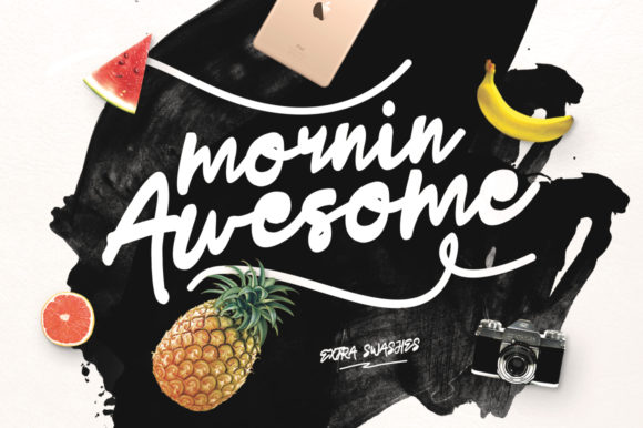 Mornin Awesome Typeface: Elevate Your Handmade Brand Identity