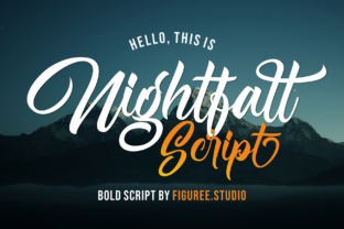 Nightfall Typeface: Elevating Brand Identity with Cool Elegance