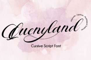 Quenyland Typeface: Elevate Handmade Brand Identity