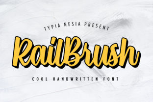 Rail Brush: A Handwritten Typeface for Editorial Design