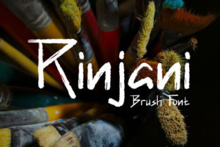 Rinjani: The Bold Script Typeface for High-Impact Digital Marketing