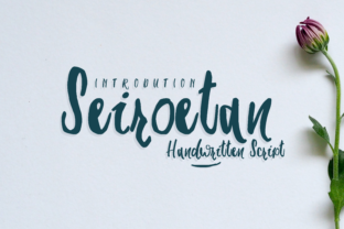 Seiroetan: A Raw Script Typeface for Editorial Design