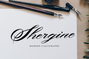 Shergine Font Review: A Romantic Script for Handmade Brands