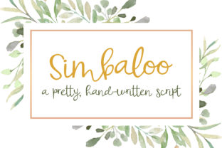Simbaloo: A Delicate Hand-Crafted Script for Friendly Brand Identities