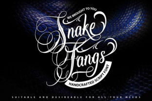 SnakeFangs: A Bold Script Typeface for Editorial Impact