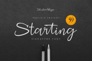 Starting: The Modern Script Font for Scroll-Stopping Social Media Graphics