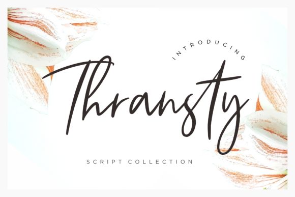 Thransty: A Sweet Handwritten Typeface for Handmade Brands