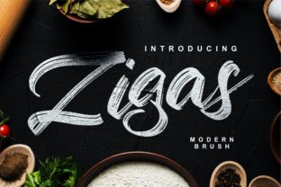 Zigas: A Handwritten Typeface for Modern Web Design